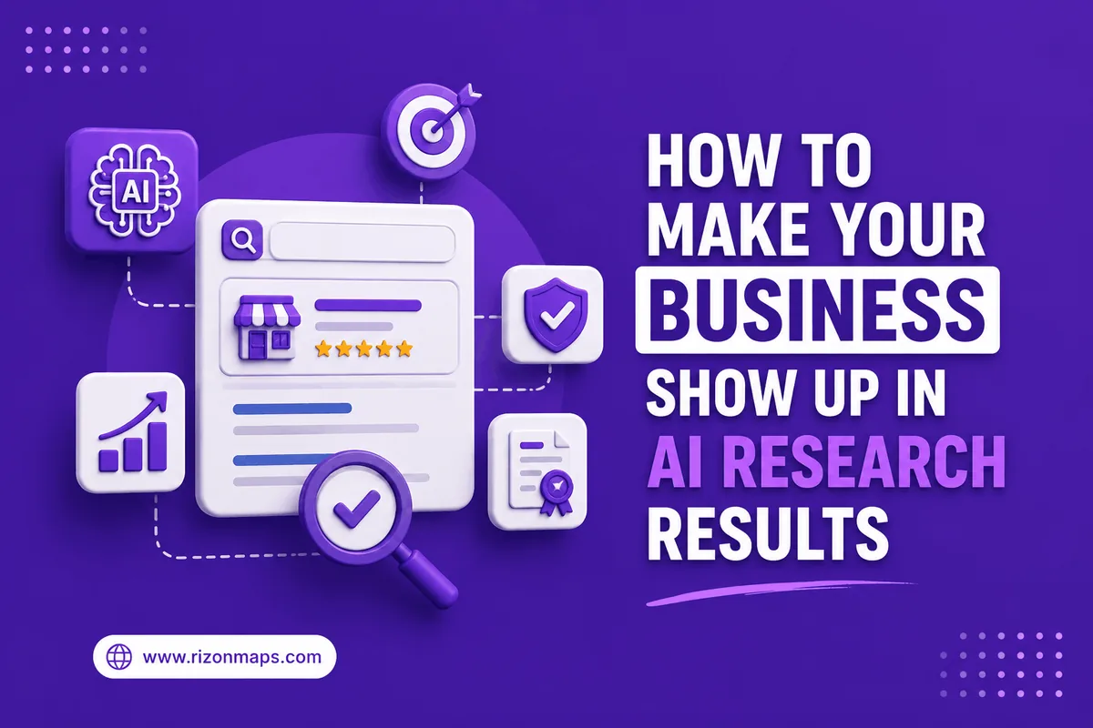 How to Make Your Business Show Up in AI Research Results