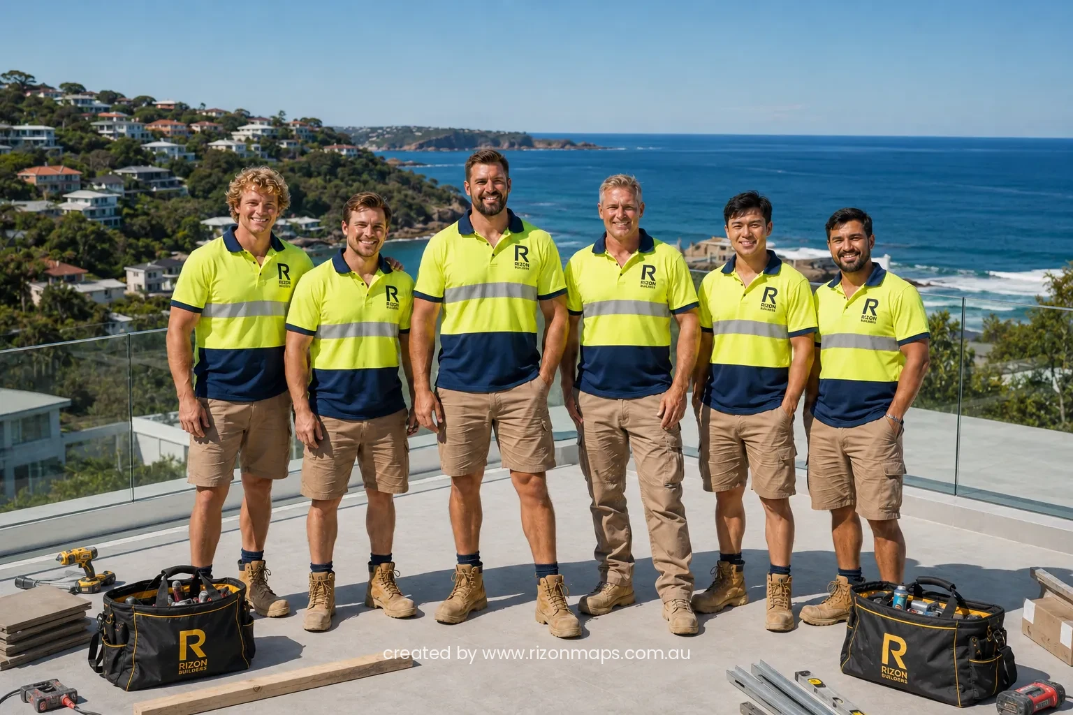 Rizon Builders team at work