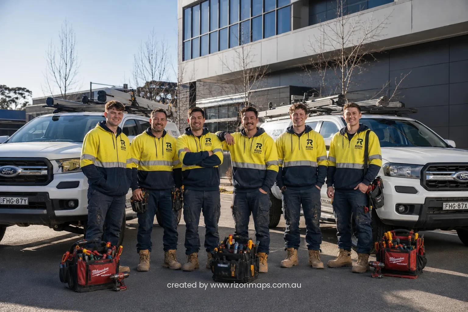 Licensed Sydney electrician at work