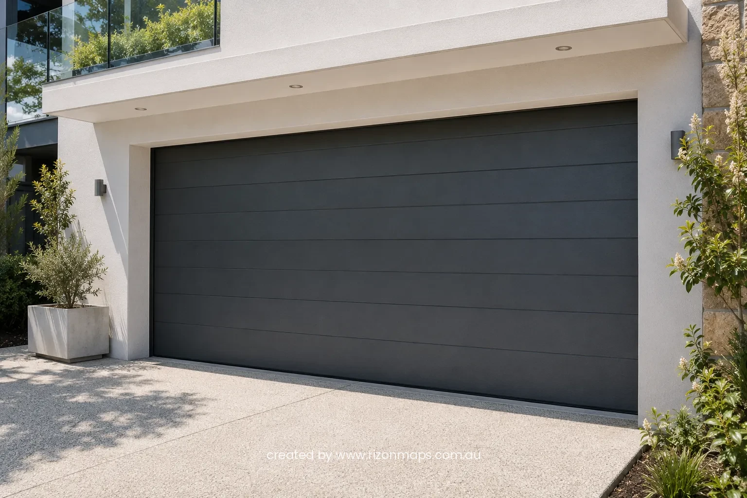 Recent garage door work